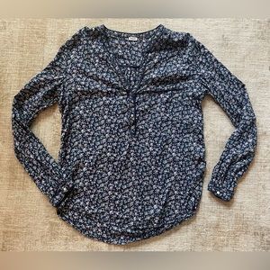 Long Sleeve Floral Blouse